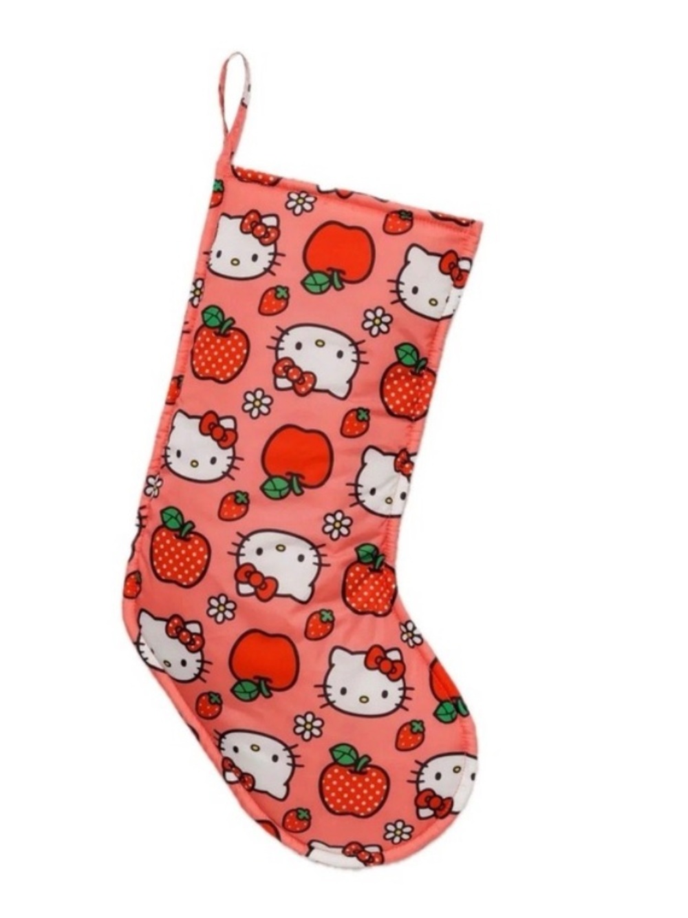 NWT Baggu Hello Kitty Apple Holiday Stocking